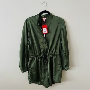 Hunter by Target green romper. Size small
